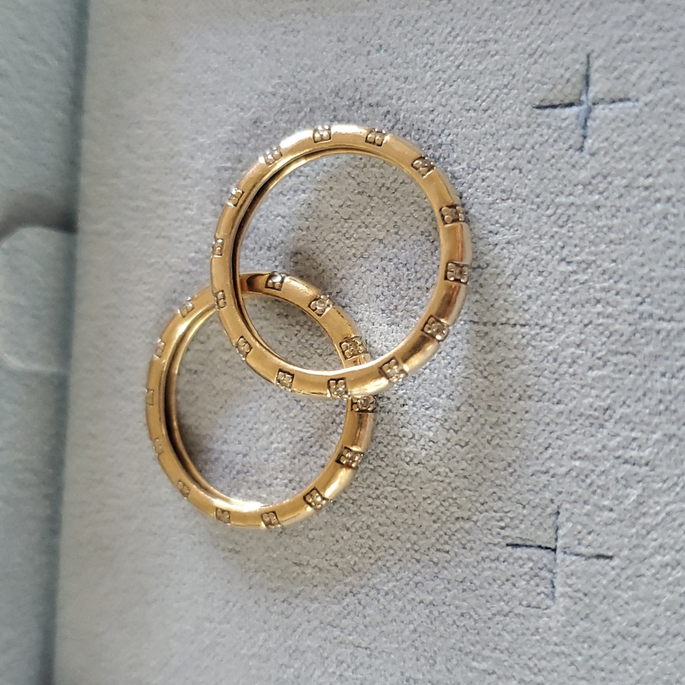 Adina Reyter Diamond Stripe Band Rings